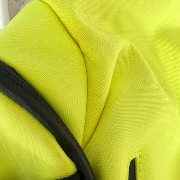 Moncler Fragment Neon Yellow and Black Backpack